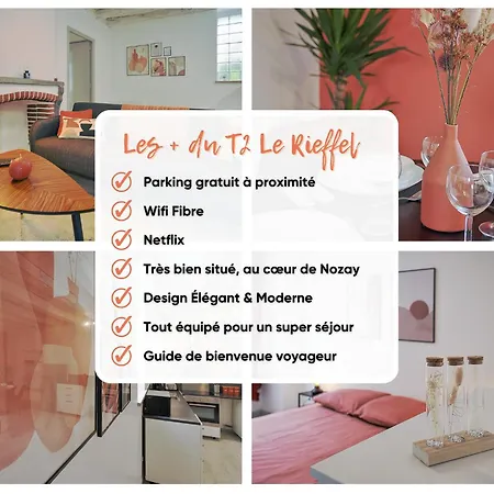 Centre-ville - Fibre - Netflix - T2 Le Rieffel Apartman *